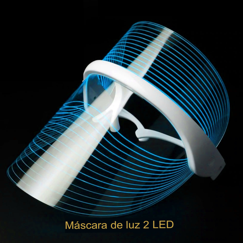 Mascarilla Luz LED Facial Inalámbrica