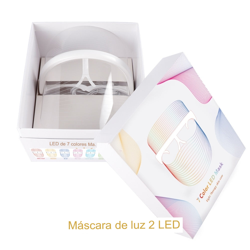 Mascarilla Luz LED Facial Inalámbrica